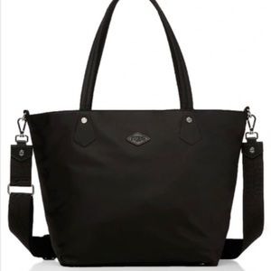 MZ Wallace Black Soho Tote Large w/Silver Hardware